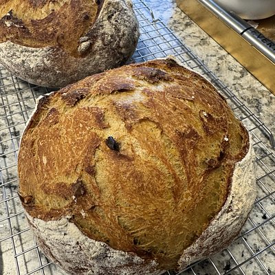 Pumpkin Spice & Pecan Sourdough Bread