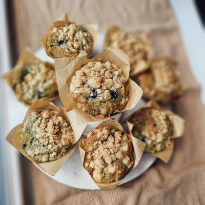 Blueberry Crumble Muffins