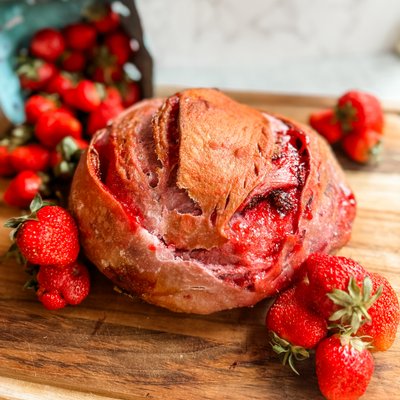 Strawberry Swirl Boule