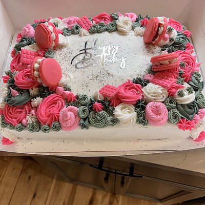 Full Size Rectangle Sheet Cake