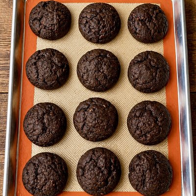 Sourdough Double Chocolate Chip Cookies 