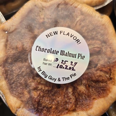 Chocolate Walnut Pie 