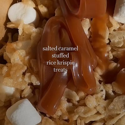 Caramel Apple Krispie Treats