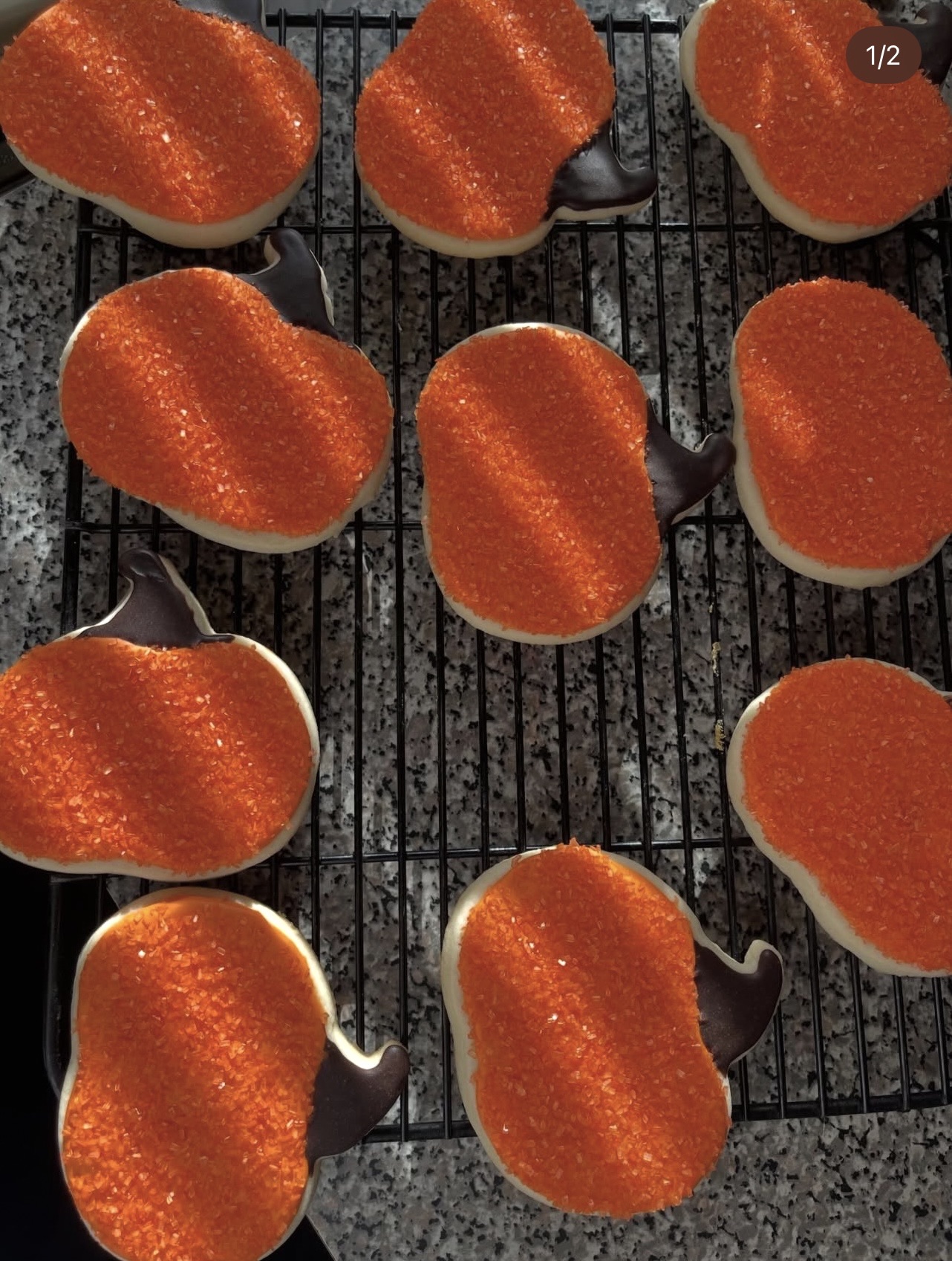 Pumpkin Sugar Cookies
