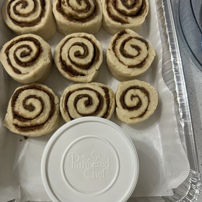 Sourdough Cinnamon Rolls W/ Frosting 