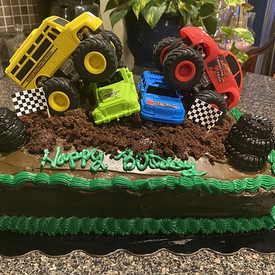 Monster Truck Cake