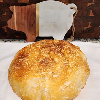 Golden Sourdough Boule