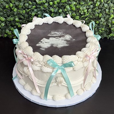6” Round Burn Cake