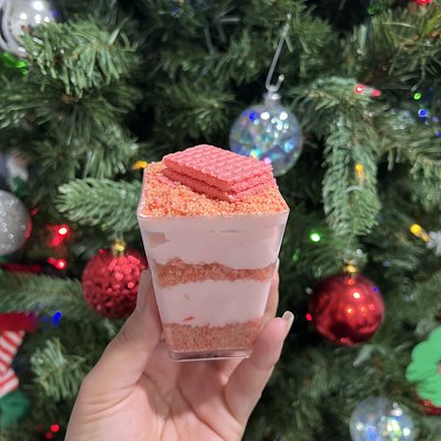 Strawberry Crunch Cheesecake Shooters 