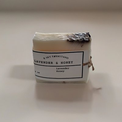 Homemade Goat Soap(Honey Lavender) 