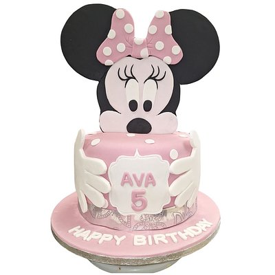 Mini Mouse Fondant Cake