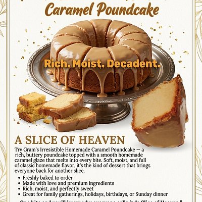 Caramel Pound Cake 