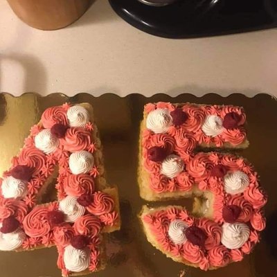 Half Sheet Cake Feeds 30-42 