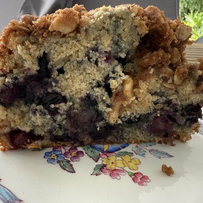 Blueberry Cinnamon Coffee Cake (GF Ingredients) - 7 Inch