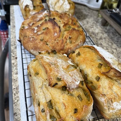 Jalapeño Cheddar Sourdough Loaf