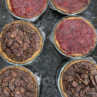 Sourdough Personal Apple Cranberry Orange Pie 🍊🍎