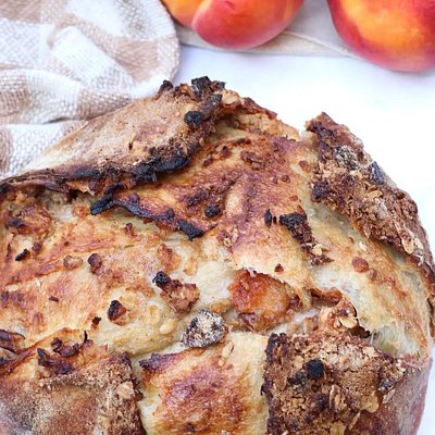 Peach Crunch Sourdough 