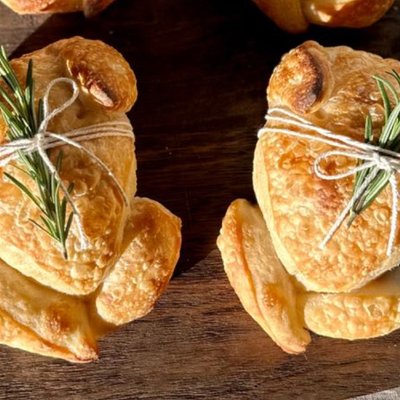 Turkey Shaped Sourdough Loaf