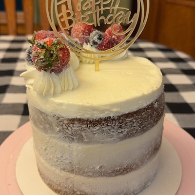 Custom Naked Cakes 6 Inch, 8 Inch Or 10 Inch Round 