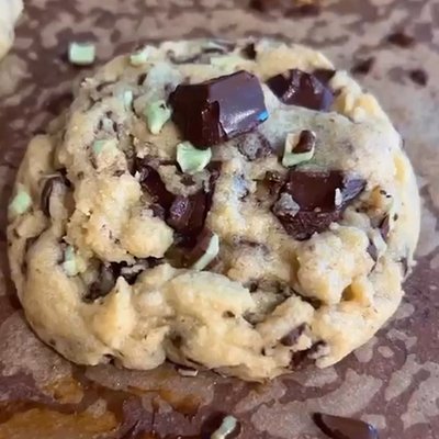 Chocolate Chip Cookies With andes mints