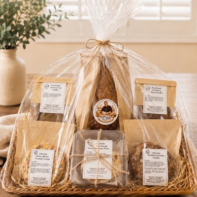 Sampler Gift Basket. 