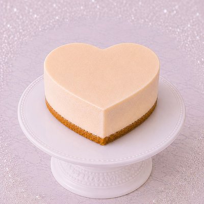 Custom 8" Heart Cheesecake 