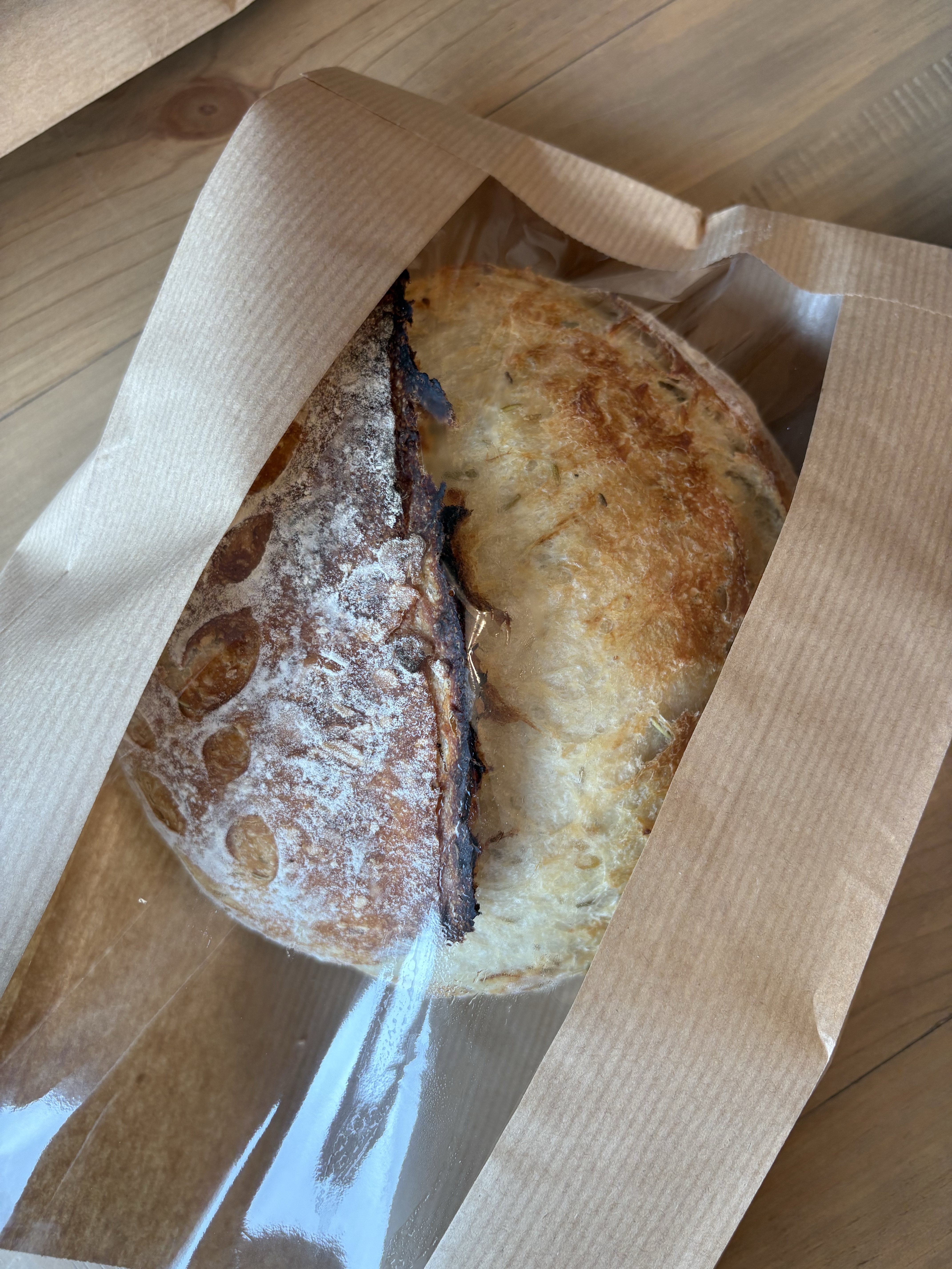 Sourdough Roasted Garlic + Rosemary Loaf