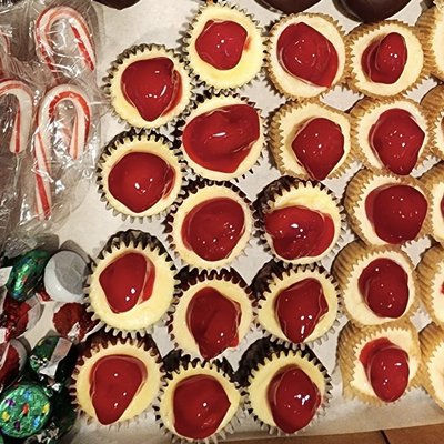 Cherry Cheese Cake Bites