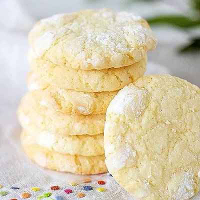 Lemon Crinkle Cookies 