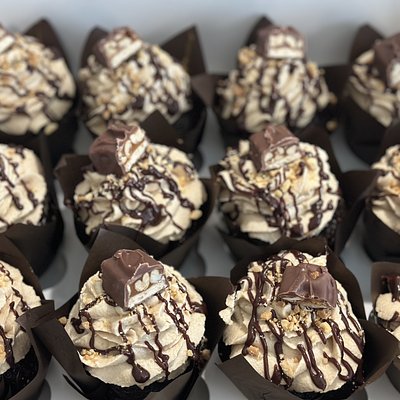 Dozen Gourmet Cupcakes (filling inside)
