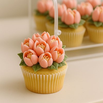 Floral Cupcakes (12)