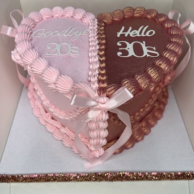 8in Heart Shaped Cake