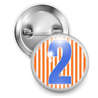 OKC #2 Wearable Button Pin 