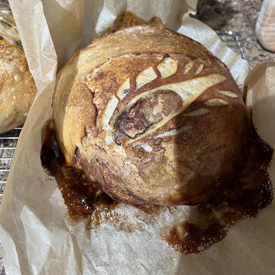Cinnamon Sugar swirl Sourdough loaf 