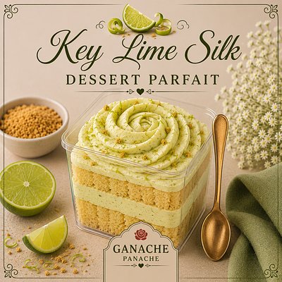 🍋‍🟩 Key Lime Silk Dessert Parfait