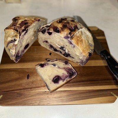 Blueberry Cream Cheese Sourdough