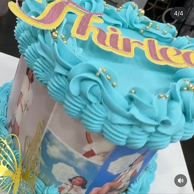 6in 2 Layer Heart Cake