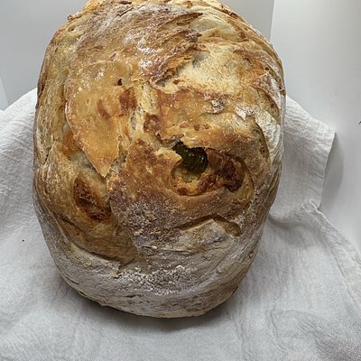 Jalapeño and Cheddar loaf