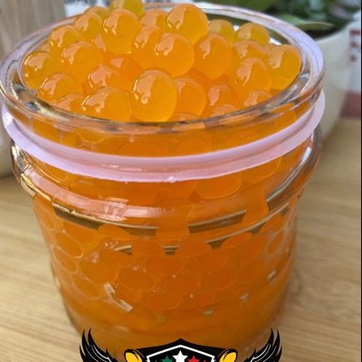 Mango Popping Pearls Boba