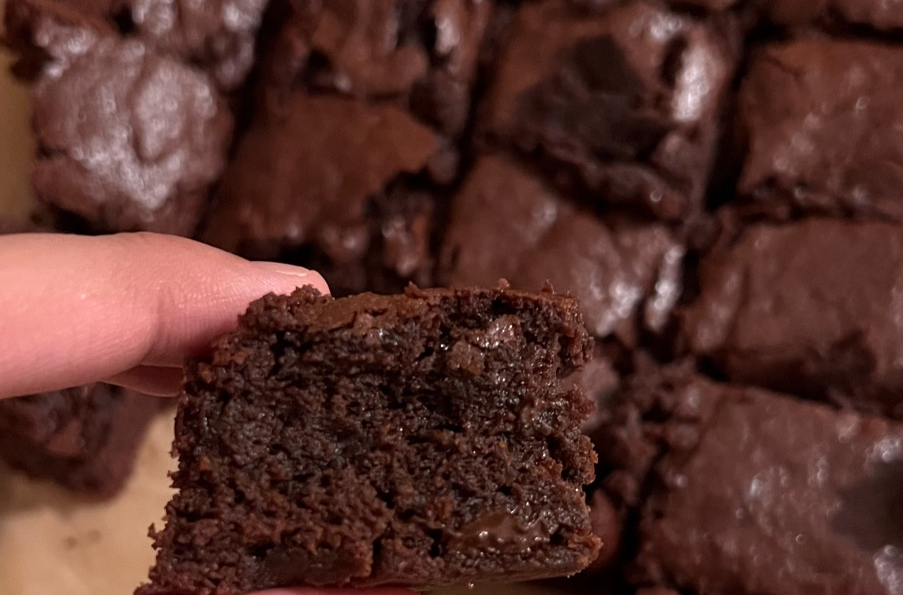 Big Sourdough Discard Brownie 