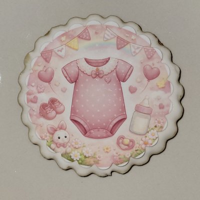 Decorated Baby Shower Cookies