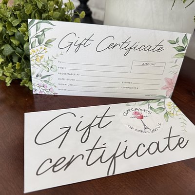 Gift Certificate