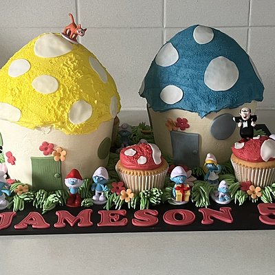 Giant Cupcake Cake