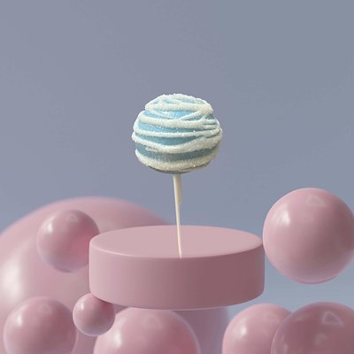 12 Pk. Basic Drizzle Cake Pops