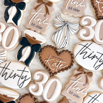 A Tini Bit Older Birthday Cookies
