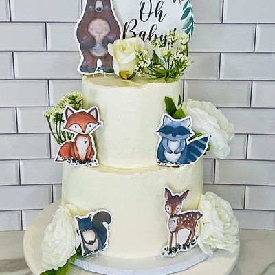 Medium 2-Tier Cake (5”/7”) 