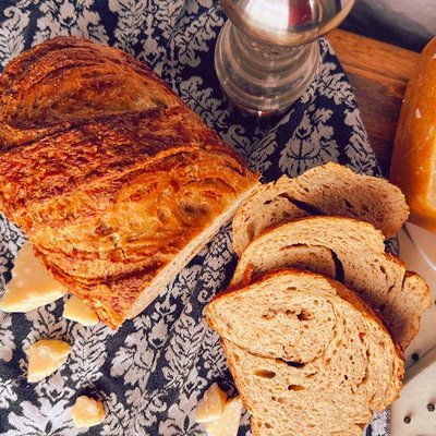 Parmesan Black Pepper Sourdough Loaf