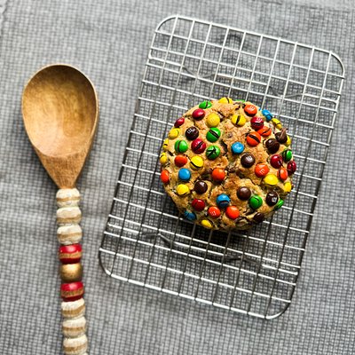 M&M And Chocolate Chip Gourmet Cookie