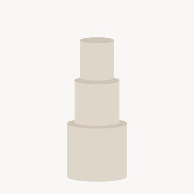 3 Tier - 8” Base, 6” Mid, 4” Top