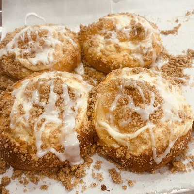 Apple Crumble Buns